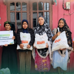 Laznas BMH Unit Layanan Kutai Timur Distribusikan Bantuan Pangan bagi Dhuafa