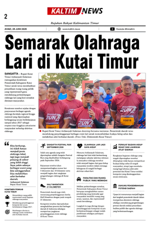 Semarak Olahraga Lari di Kutim