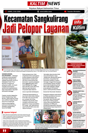 Kecamatan Sangkuliran Pelopor Layanan