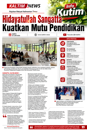 “Hidayatullah Sangatta Kuatkan Mutu Pendidikan