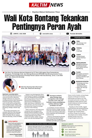 Wali Kota Bontang Tekankan Pentingnya Peran Ayah