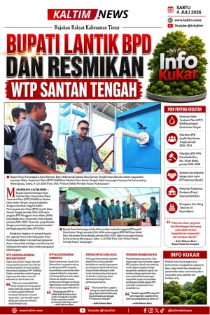 Bupati Kukar Lantik BPD dan Resmikan WTP