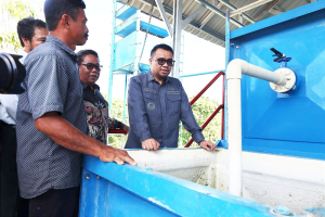 Bupati Kukar Resmikan WTP BUMDesa Madani Santan Tengah dan Lantik Anggota BPD