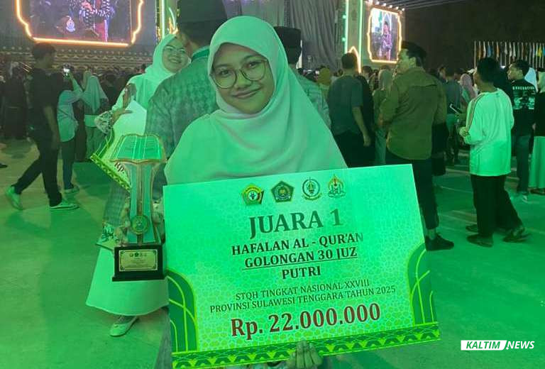 Aliifah Khansaa Dewi Santriwati asal Balikpapan Wakili Indonesia di MTQ Internasional